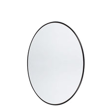 Cargar imagen en el visor de la galería, Wall mirror round Copenhagen L - Black
