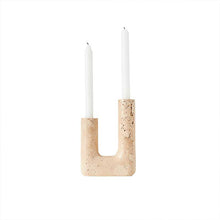 Cargar imagen en el visor de la galería, Candle holder Minerva - Creme

